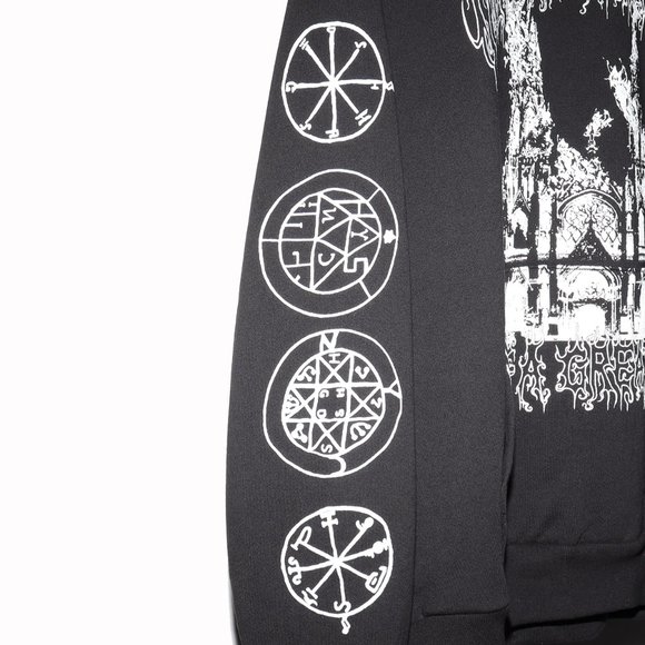 Haunted Starbucks x Have A Great Day 'Black Metal' NYC Halloween Popup Hoodie - Picture 5 of 6